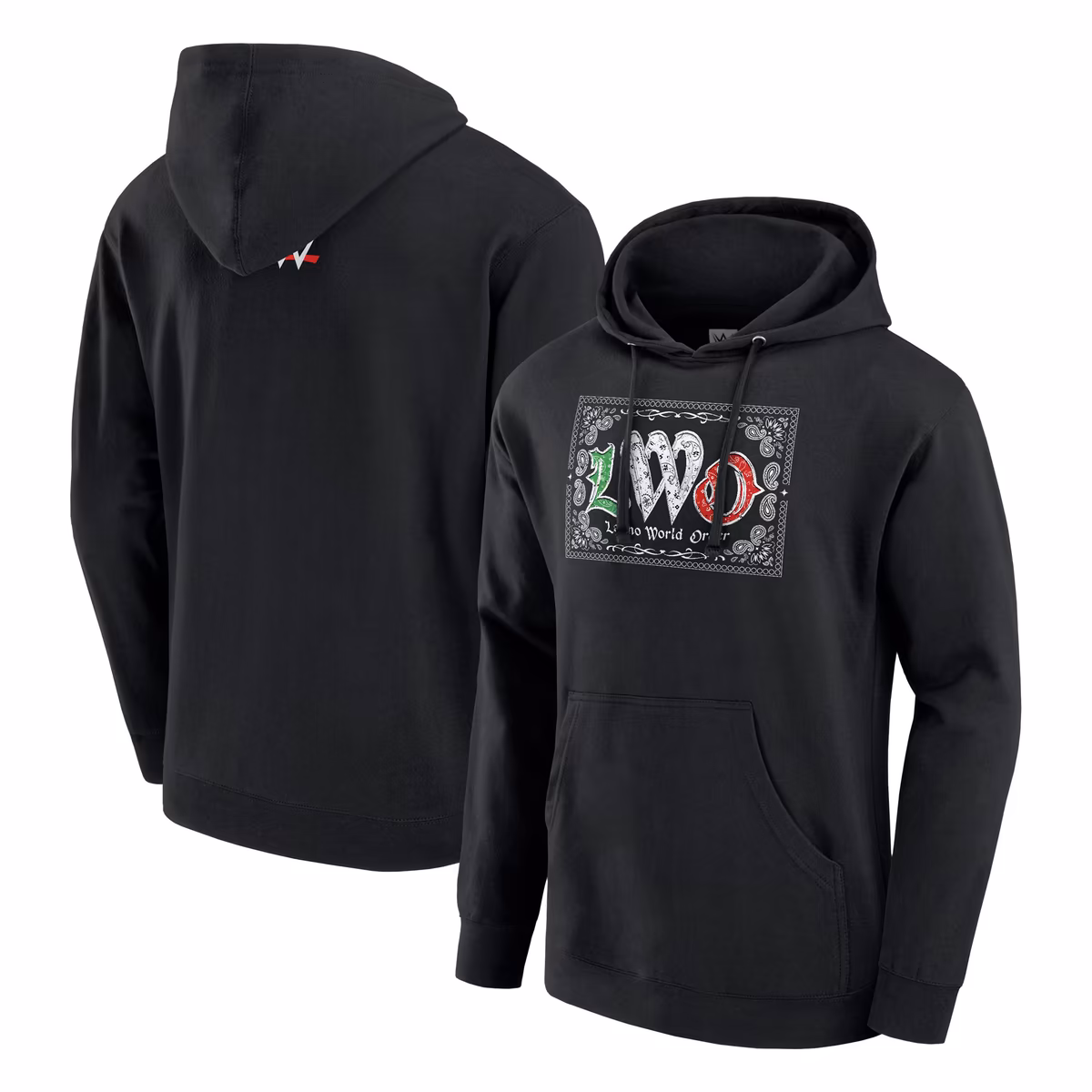 Men's Black LWO Bandana Pullover Hoodie