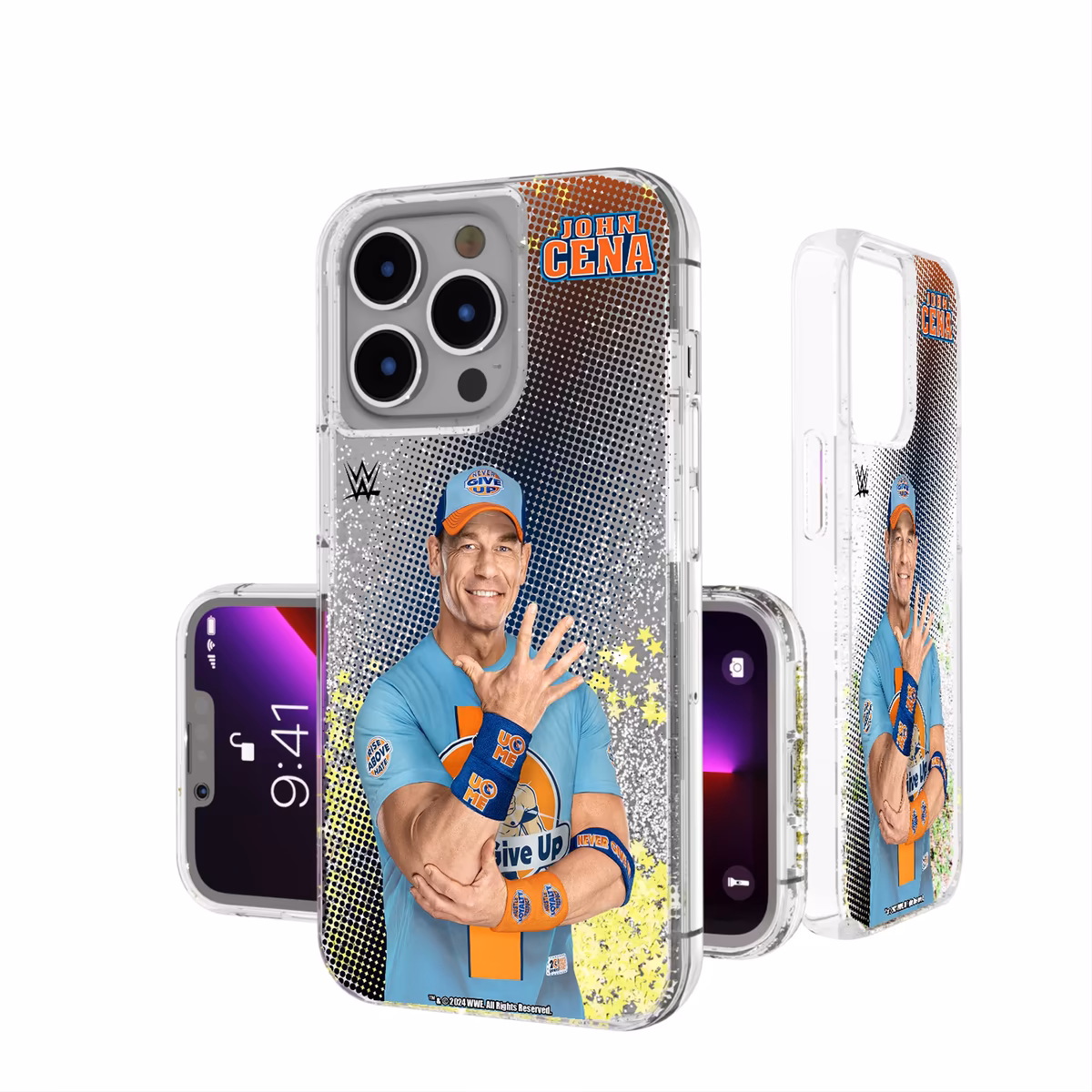 Keyscaper John Cena WWE Blues Superstar iPhone Glitter Case 12 Keyscaper John Cena WWE Blues Superstar iPhone Glitter Case
