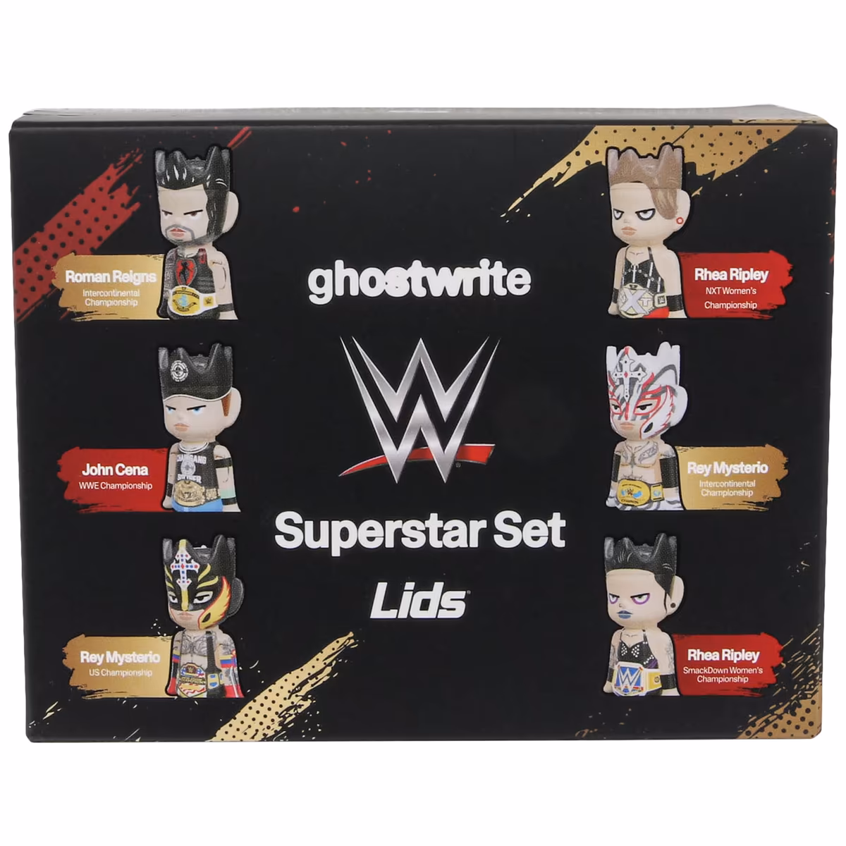 WWE x Lids x ghostwrite Superstar Chase Mystery Box 3 WWE x Lids x ghostwrite Superstar Chase Mystery Box