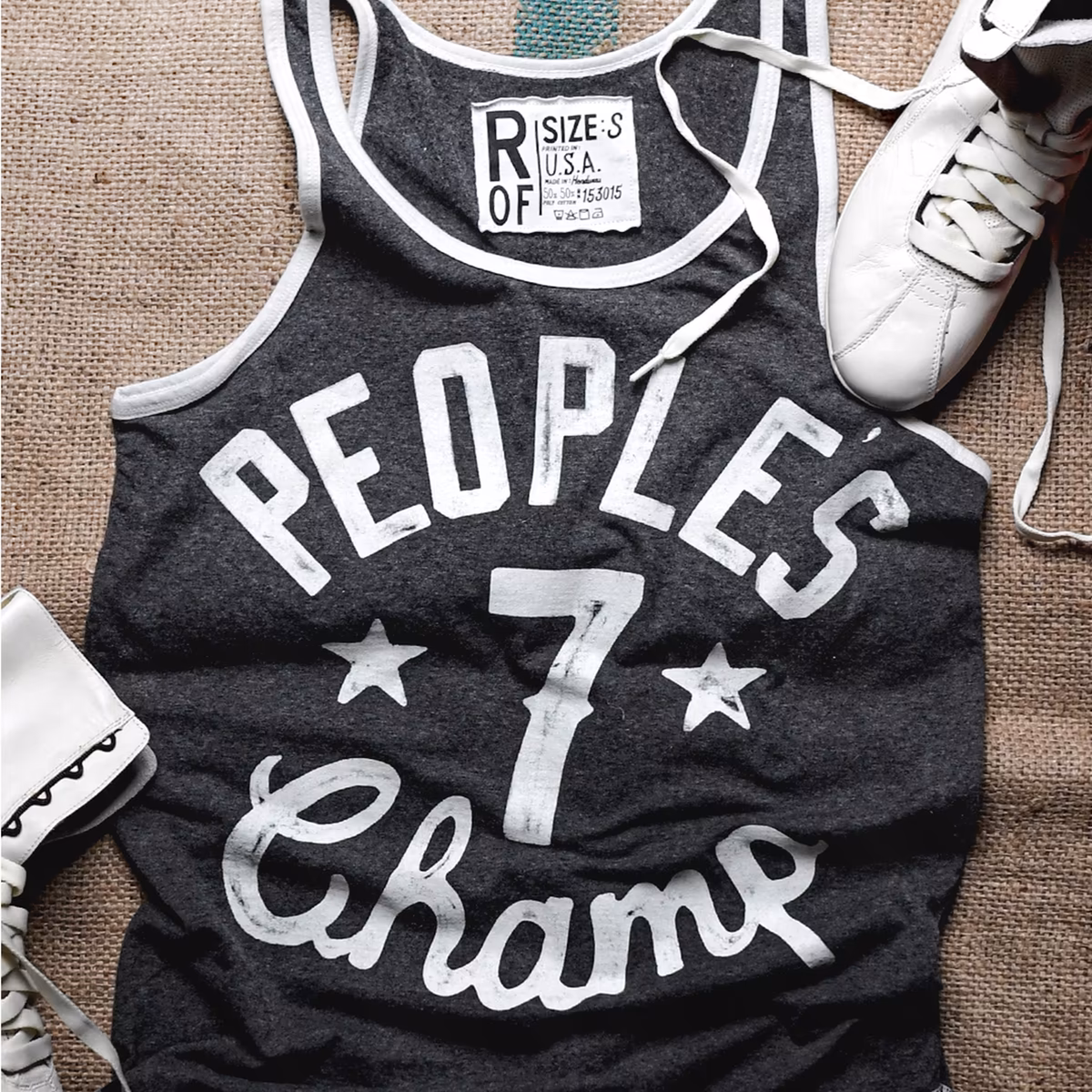 Men's Roots of Fight Black The Rock People's Champ Tank Top 7 Men's Roots of Fight Black The Rock People's Champ Tank Top