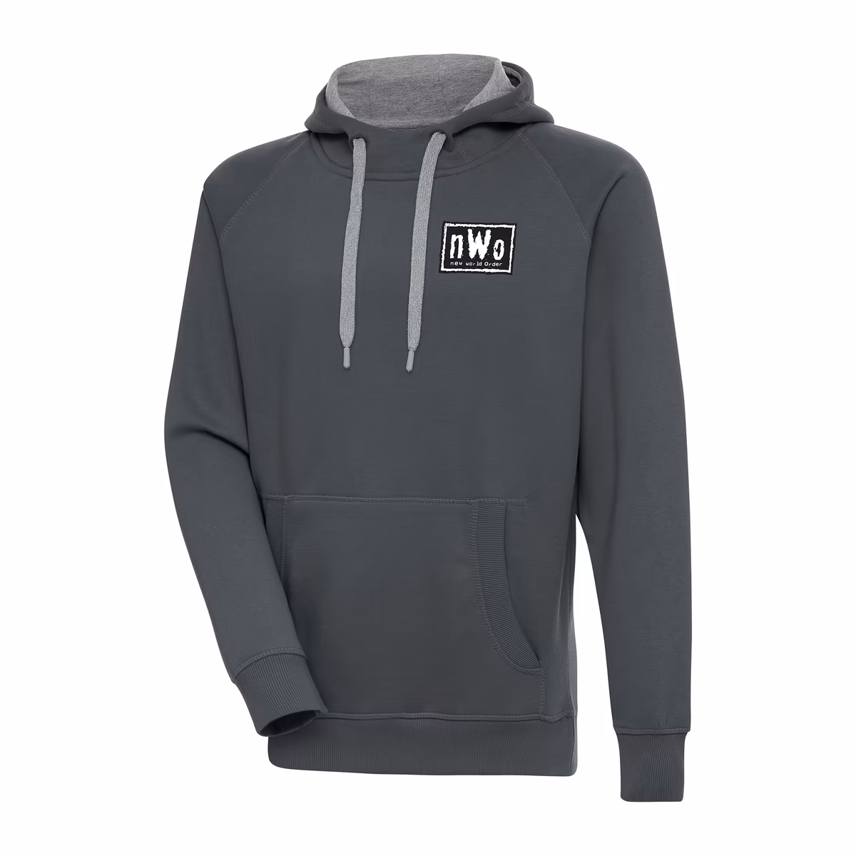 Men's Antigua Charcoal nWo Victory Pullover Hoodie 14 Men's Antigua Charcoal nWo Victory Pullover Hoodie