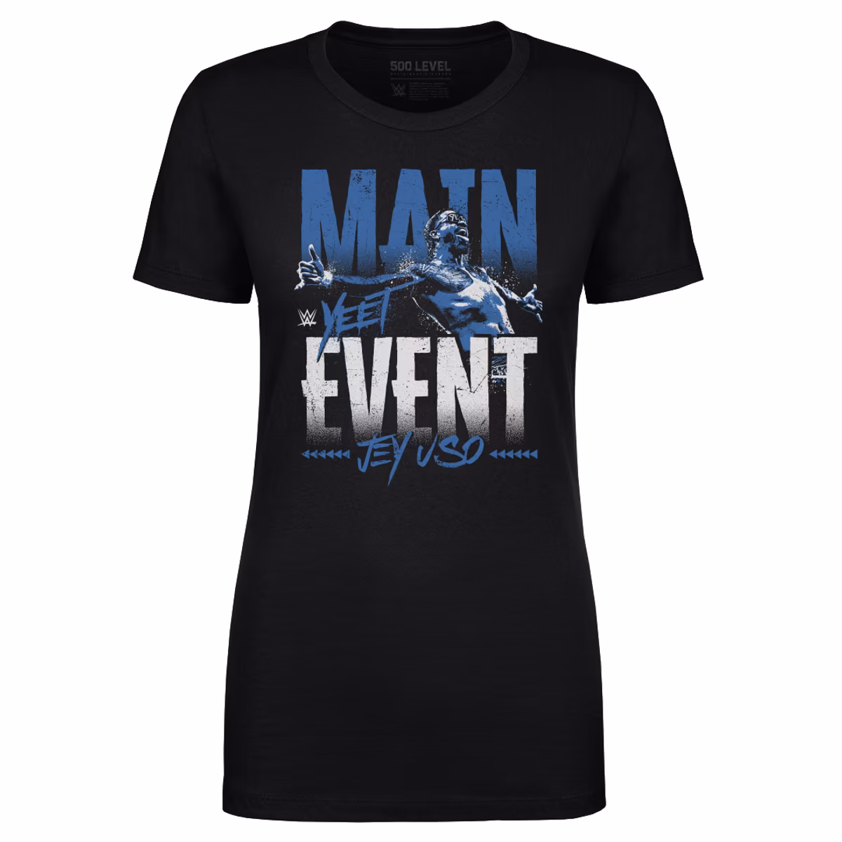 Women's 500 Level Black Jey Uso Main Event T-Shirt