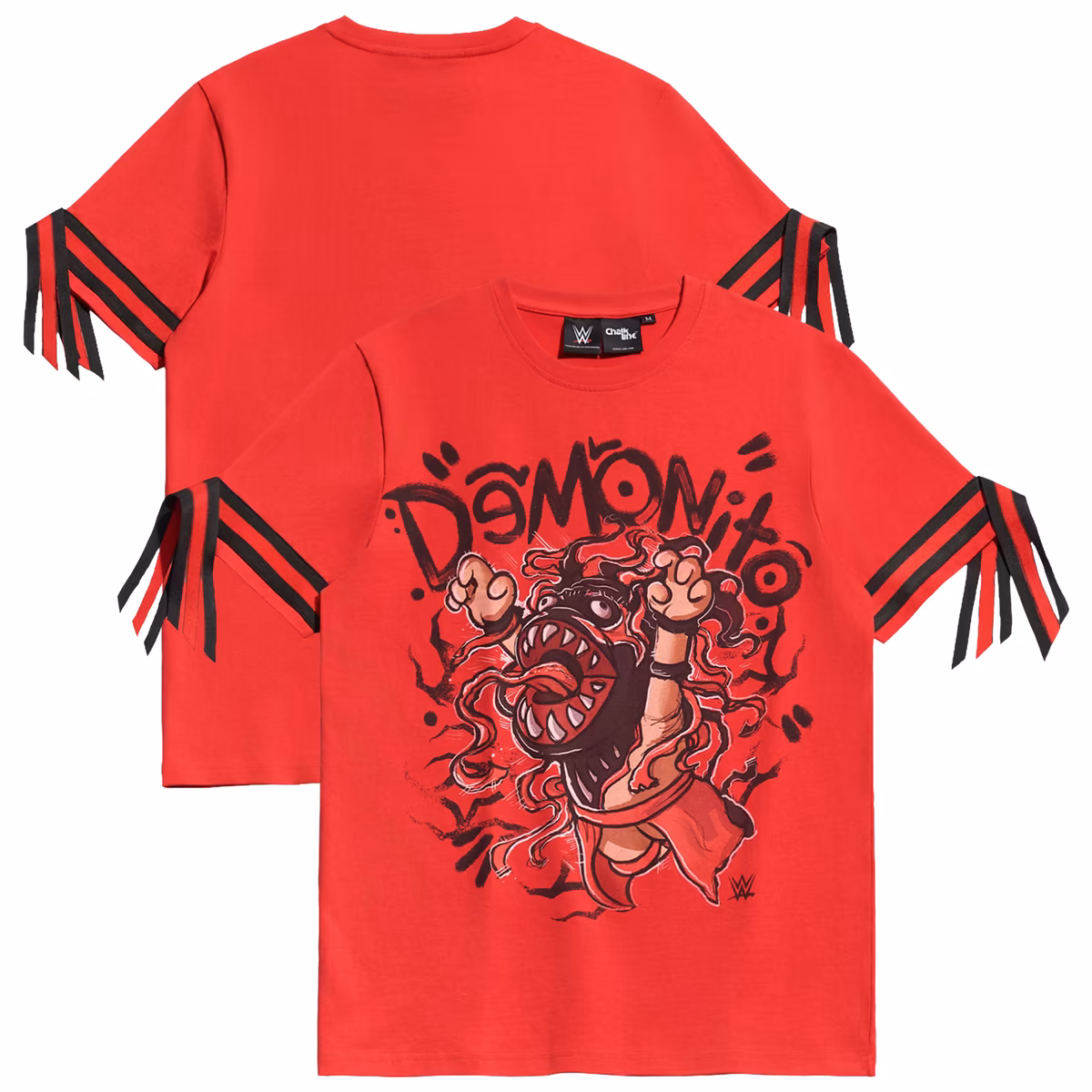 Men's Chalk Line Red Finn Bálor Demonito T-Shirt 2 Men's Chalk Line Red Finn Bálor Demonito T-Shirt