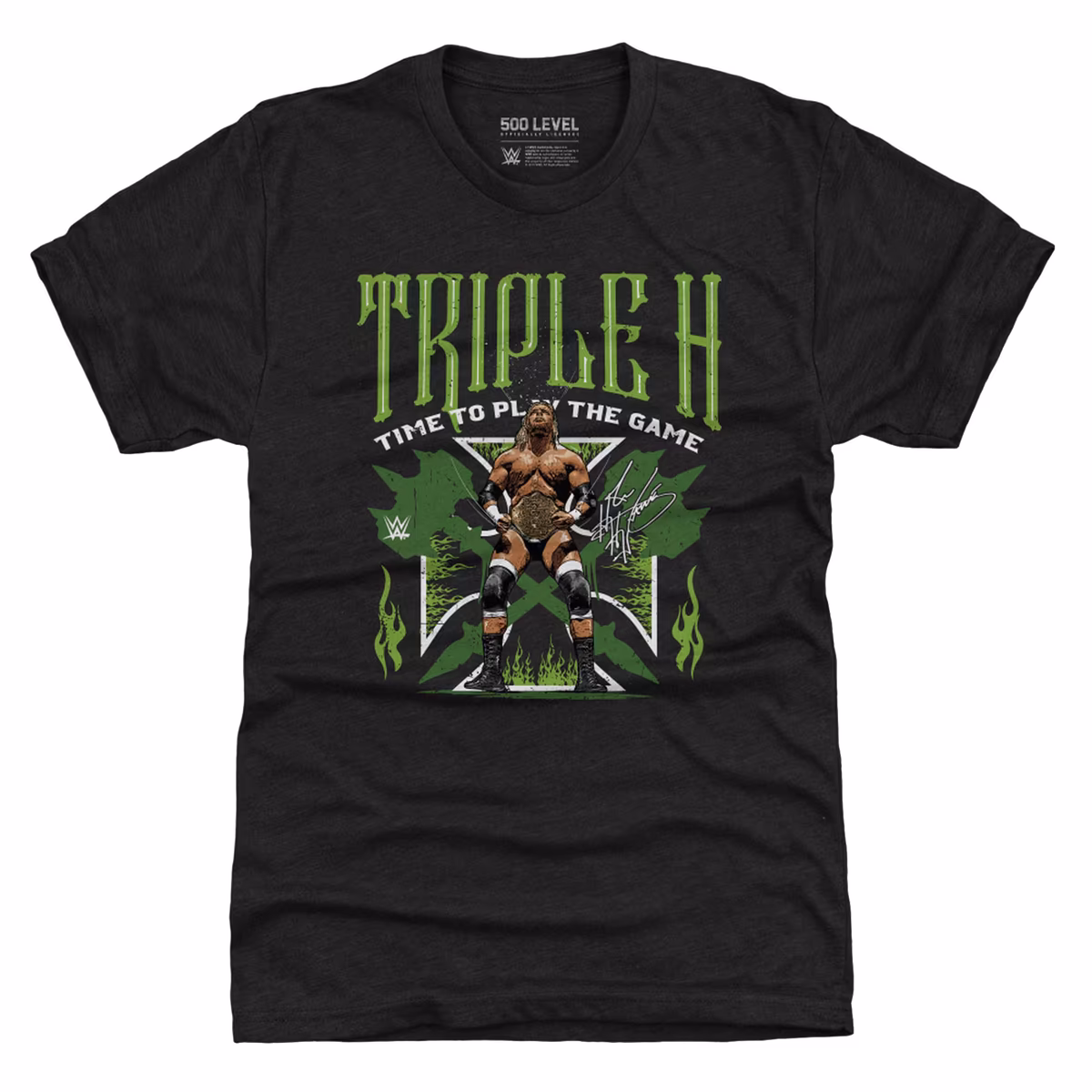 Men's 500 Level Heather Black Triple H Premium T-Shirt 8 Men's 500 Level Heather Black Triple H Premium T-Shirt