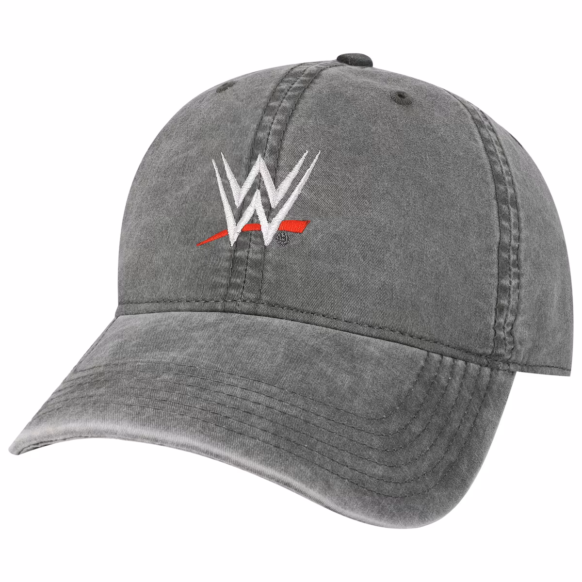 Men's Black WWE Logo Cinder Adjustable Hat