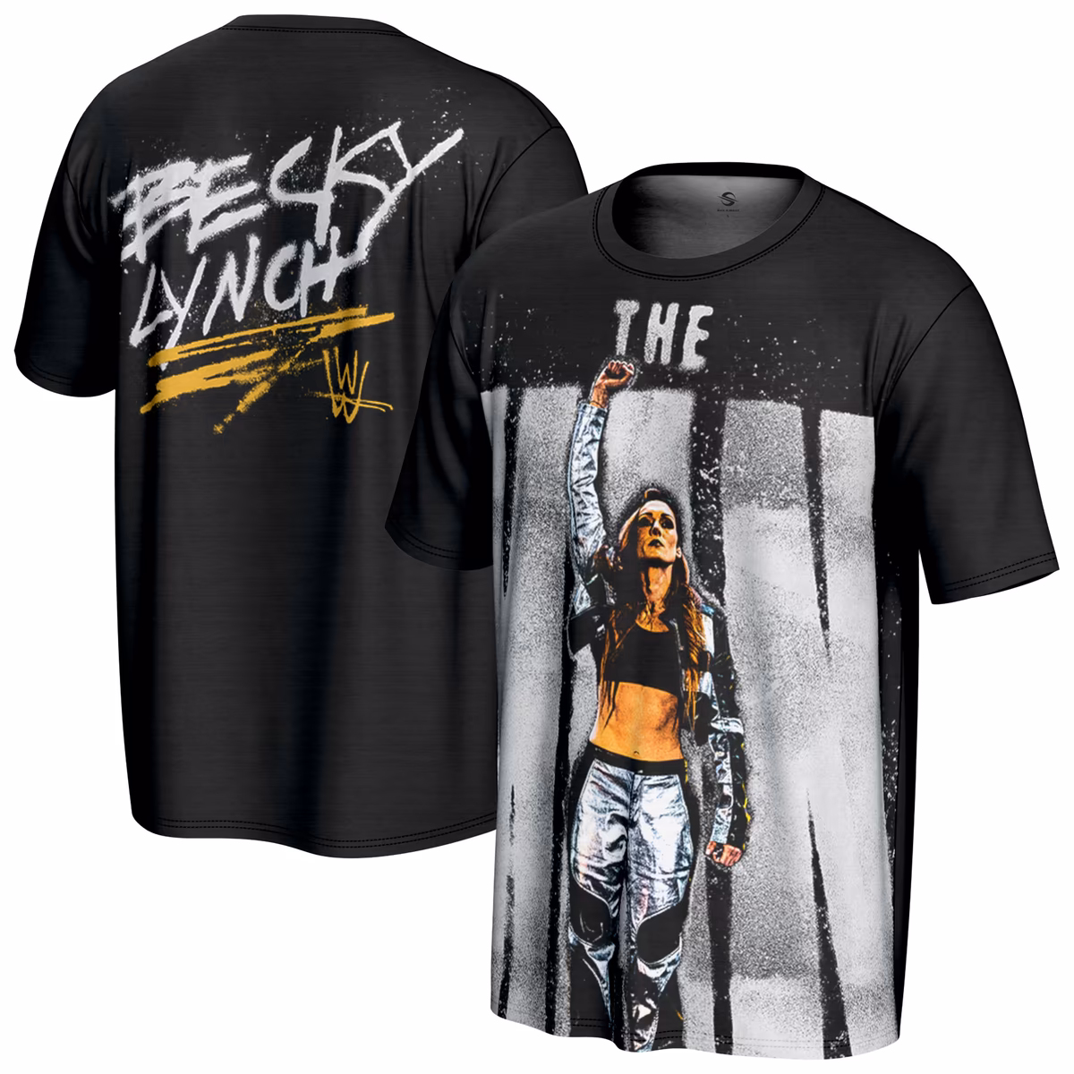 Men's ProSphere Black Becky Lynch The Man T-Shirt 3 Men's ProSphere Black Becky Lynch The Man T-Shirt