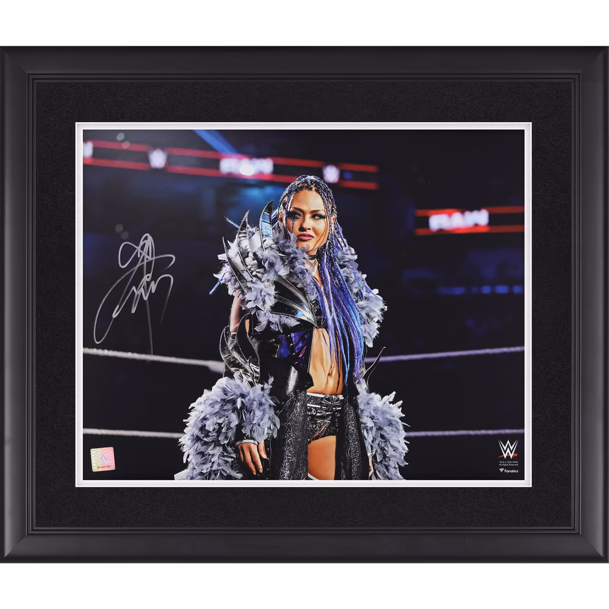 Giulia WWE Autographed Framed 16" x 20" RAW In-Ring Entrance Photograph 9 Giulia WWE Autographed Framed 16" x 20" RAW In-Ring Entrance Photograph