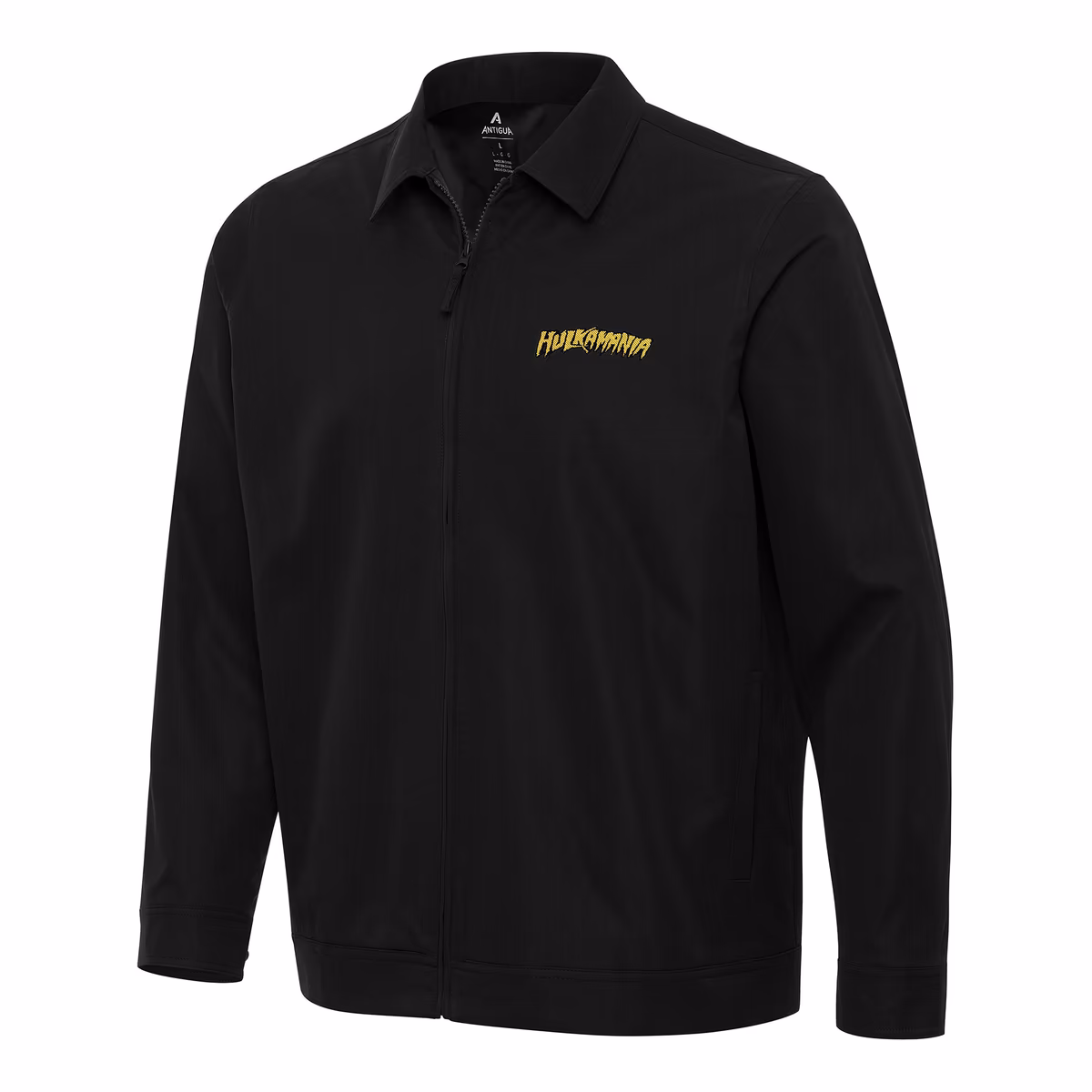 Men's Antigua Black Hulk Hogan Pivot Full-Zip Jacket