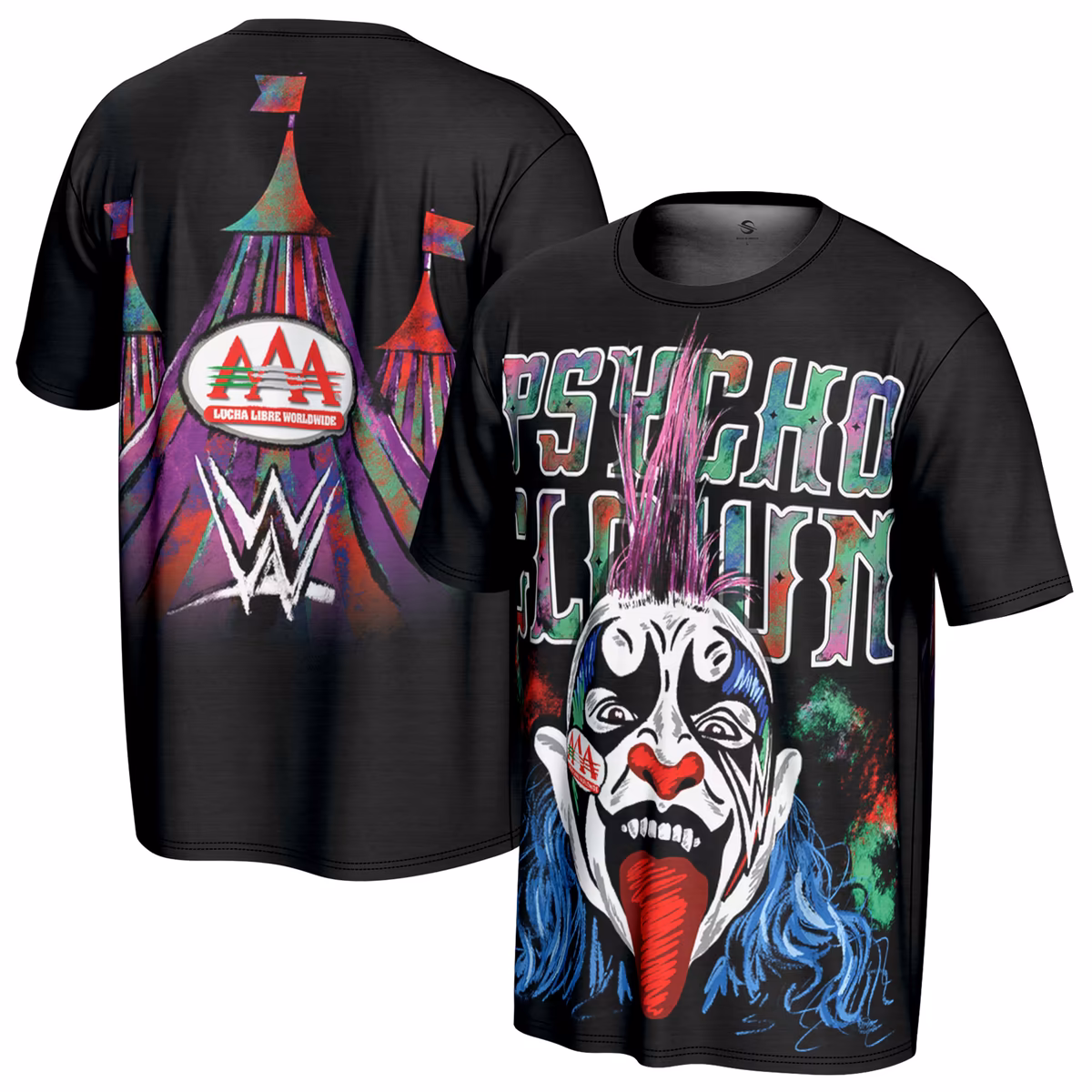 Youth ProSphere Black Psycho Clown AAA T-Shirt 2 Youth ProSphere Black Psycho Clown AAA T-Shirt