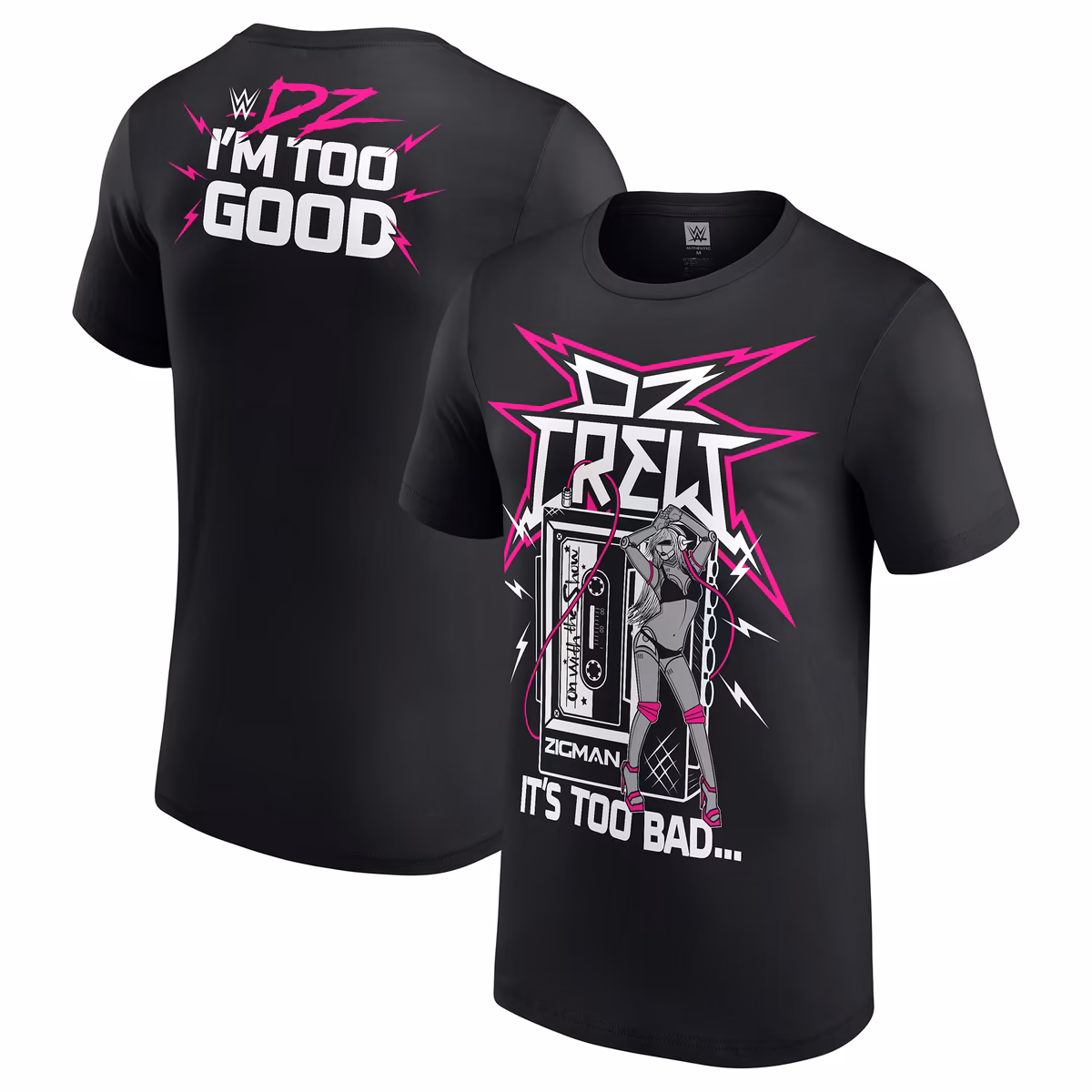 Men's Black Dolph Ziggler On With The Show T-Shirt