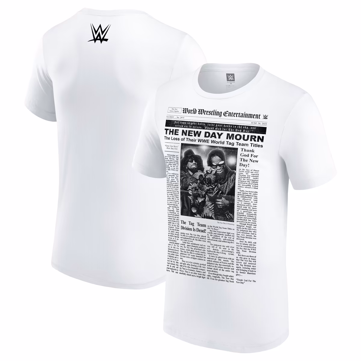 Men's White The New Day in Mourning T-Shirt 2 Men's White The New Day in Mourning T-Shirt