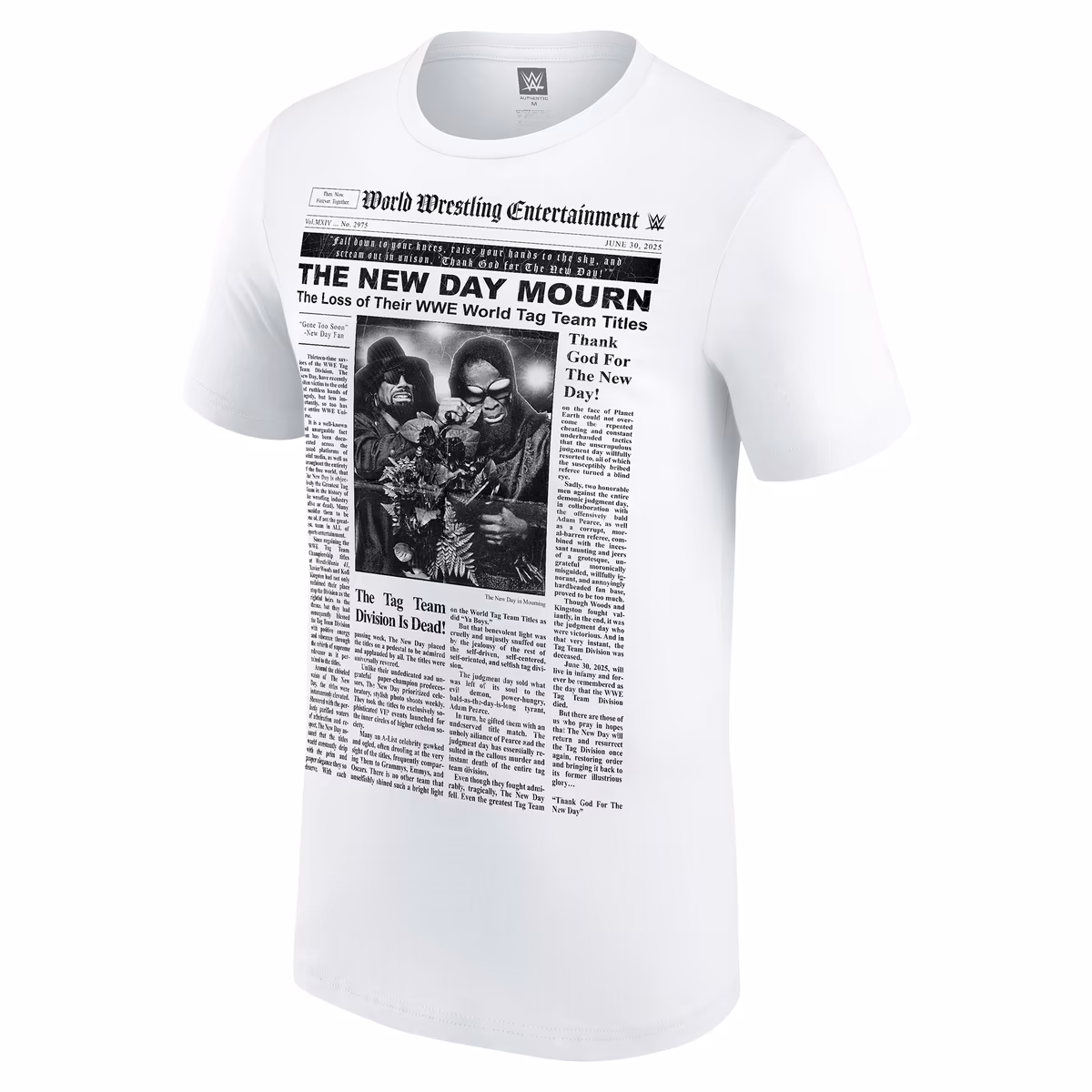 Men's White The New Day in Mourning T-Shirt 3 Men's White The New Day in Mourning T-Shirt