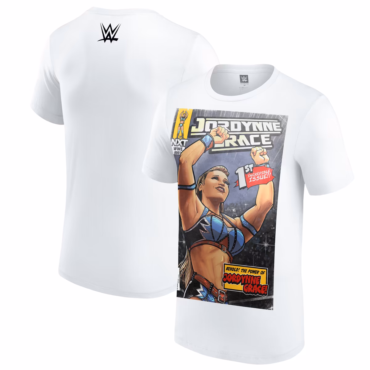 Men's White Jordynne Grace Photo T-Shirt
