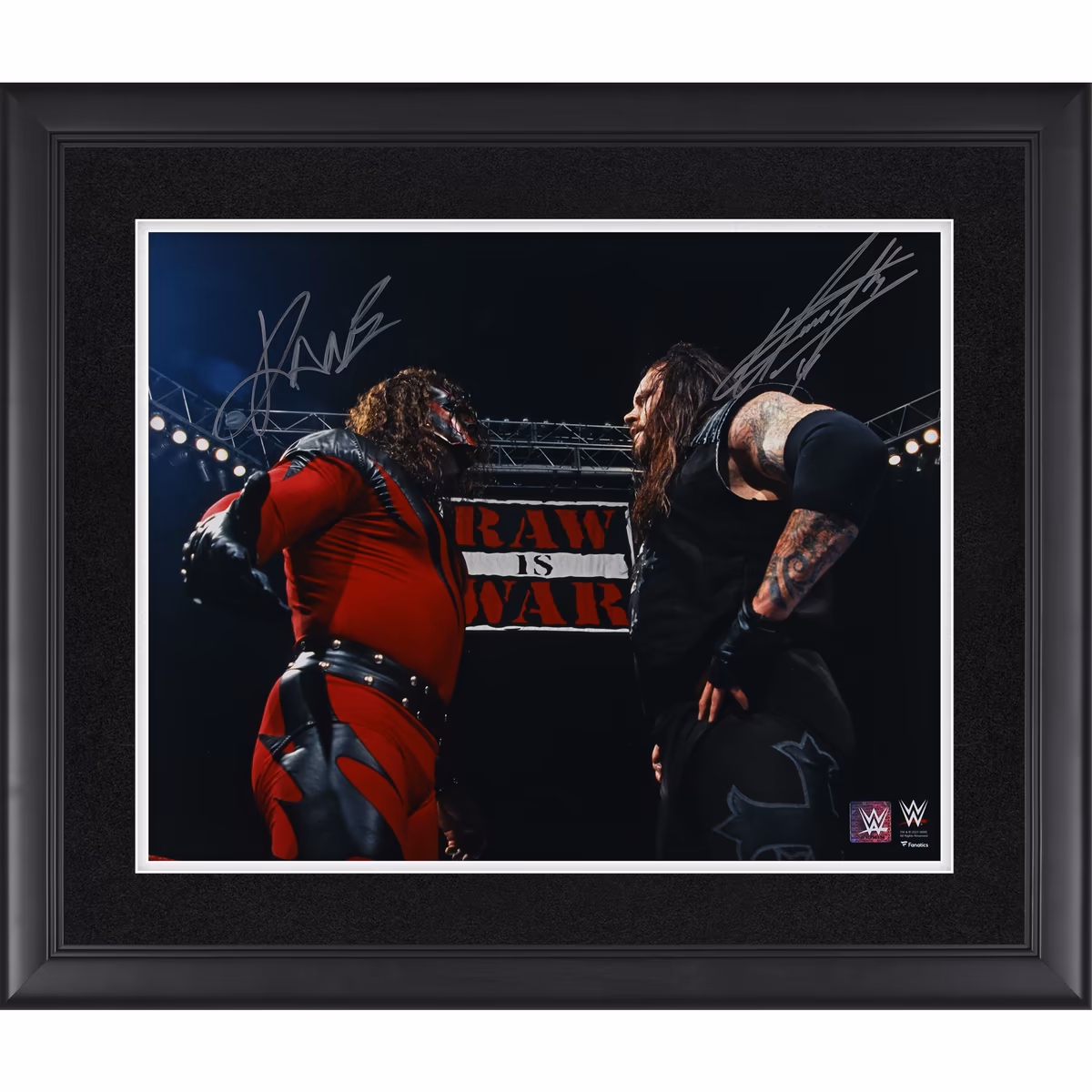 Kane and The Undertaker WWE Autographed Framed 16" x 20" Dual Photograph