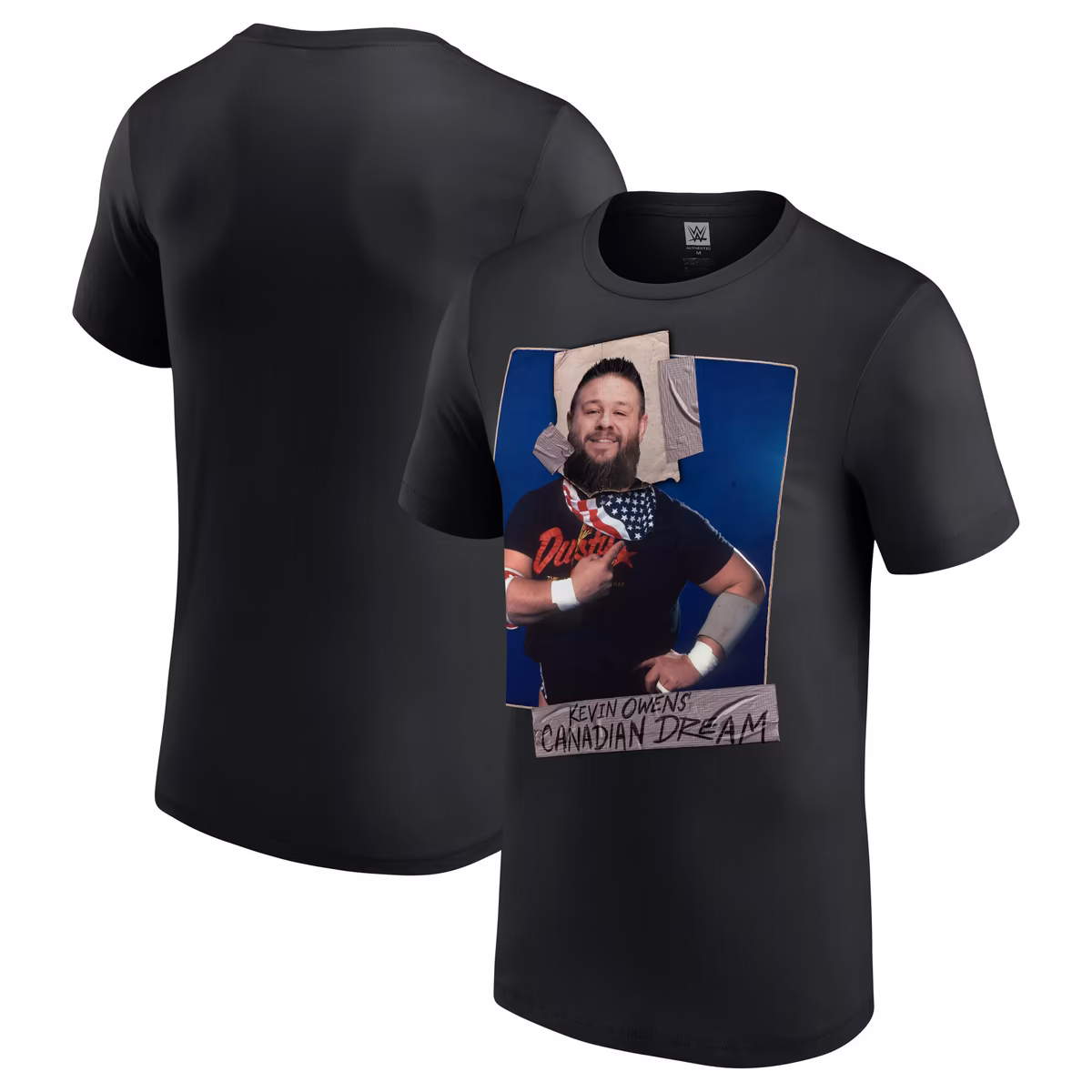 Men's Black Kevin Owens Canadian Dream T-Shirt 2 Men's Black Kevin Owens Canadian Dream T-Shirt