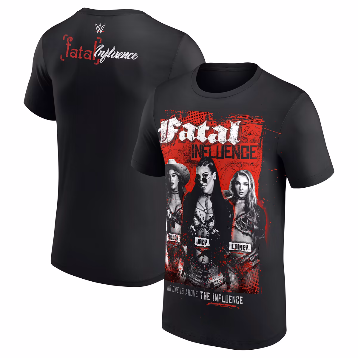 Men's Black Fatal Influence Photo T-Shirt