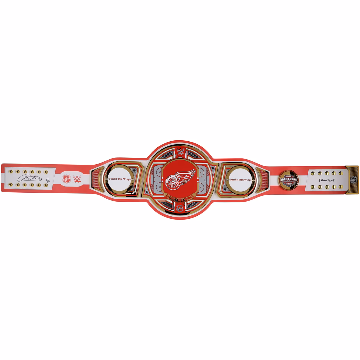 Patrick Kane Detroit Red Wings Autographed WWE Legacy Title Belt with "Showtime" Inscription - Limited Edition of 5