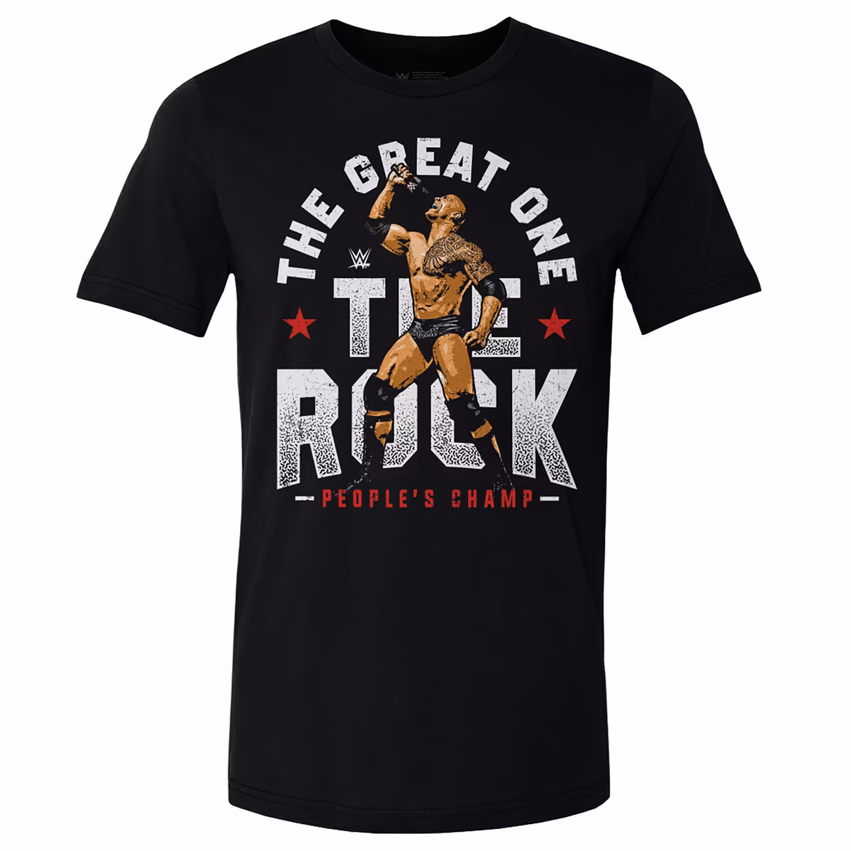 Men's 500 Level Black The Rock The Great One T-Shirt 21 Men's 500 Level Black The Rock The Great One T-Shirt