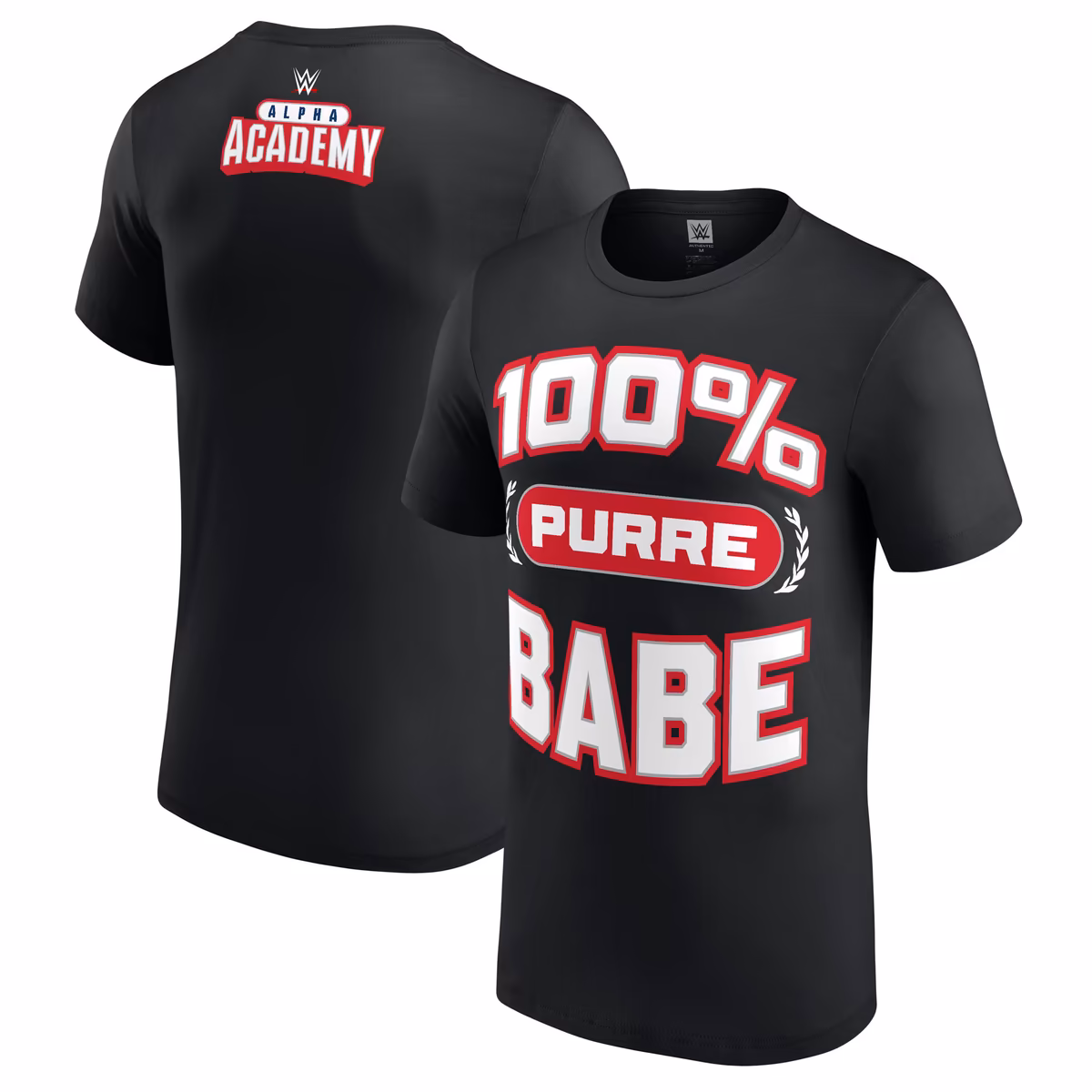 Men's Black Alpha Academy 100% Purre Babe T-Shirt 2 Men's Black Alpha Academy 100% Purre Babe T-Shirt