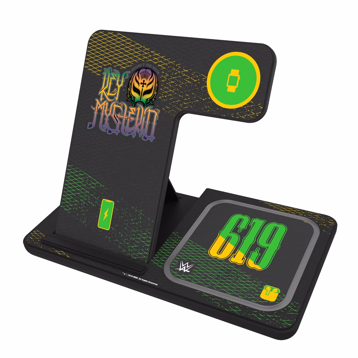 Keyscaper Black Rey Mysterio 3-In-1 Charging Station 2 Keyscaper Black Rey Mysterio 3-In-1 Charging Station