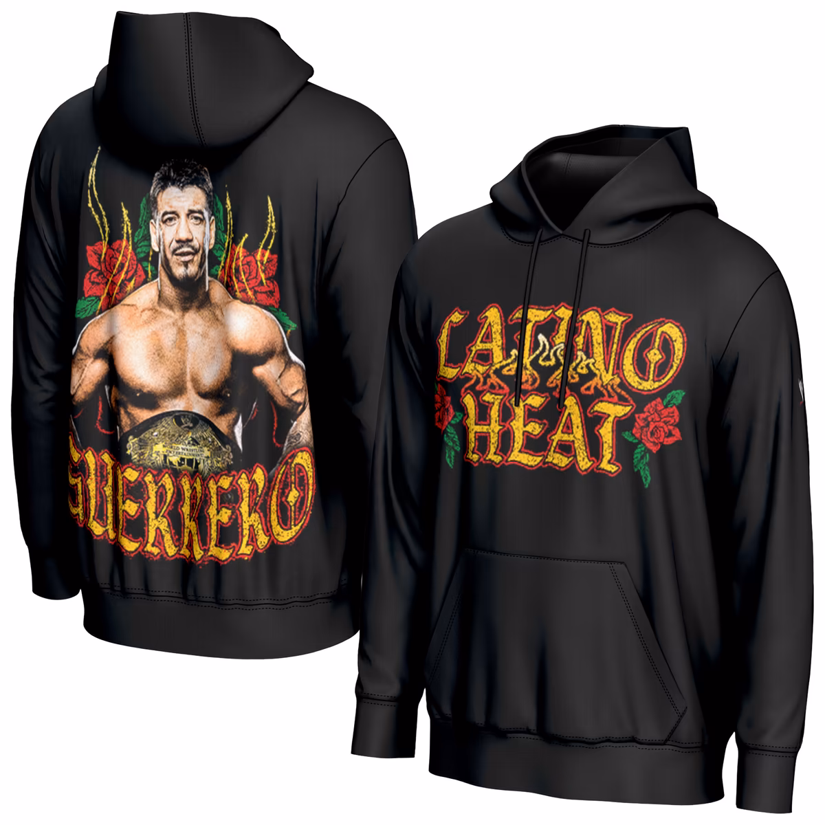 Youth ProSphere Black Eddie Guerrero Latino Heat Hoodie