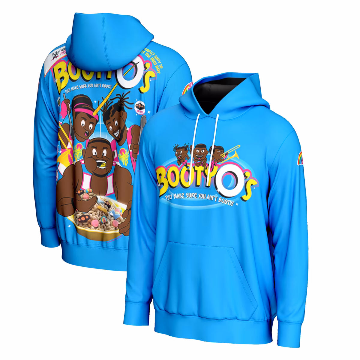 Men's ProSphere Blue The New Day Booty O's Pullover Hoodie 8 Men's ProSphere Blue The New Day Booty O's Pullover Hoodie