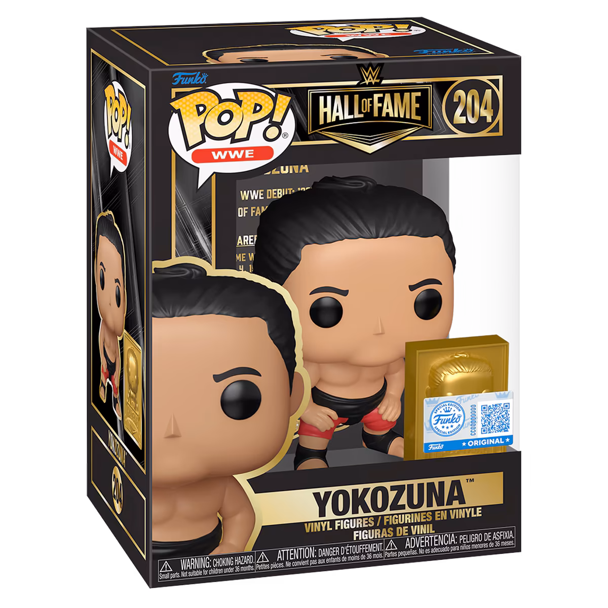 Funko Yokozuna Hall of Fame Limited-Edition Fanatics Exclusive POP! Vinyl Figure with Chase Variant