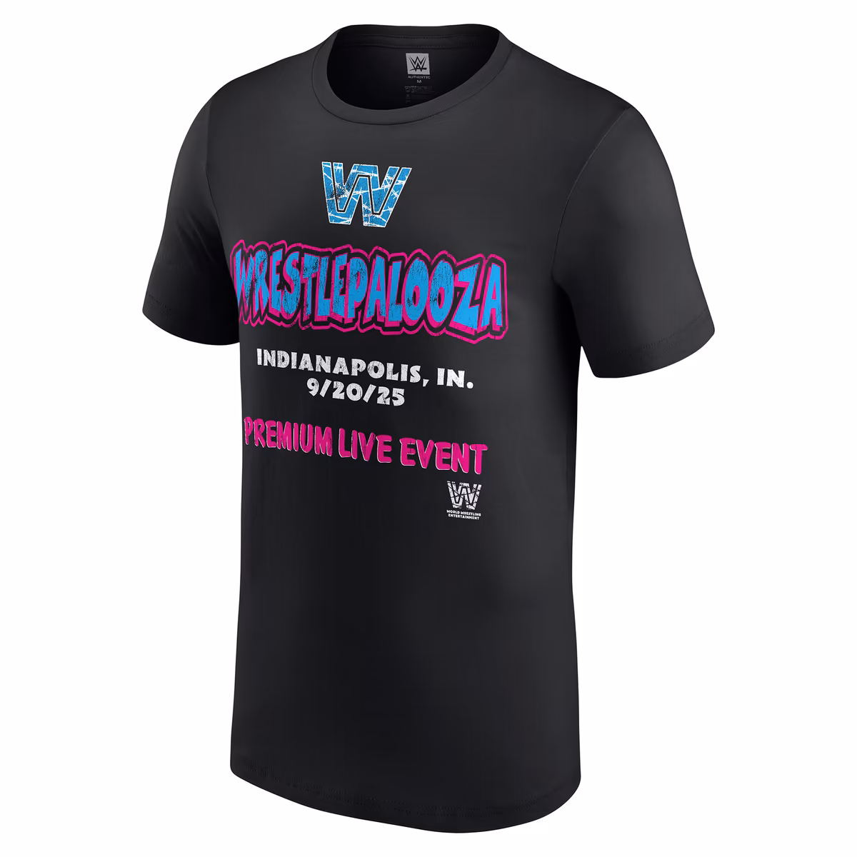 Men's Black WrestlePalooza 2025 Retro T-Shirt 3 Men's Black WrestlePalooza 2025 Retro T-Shirt