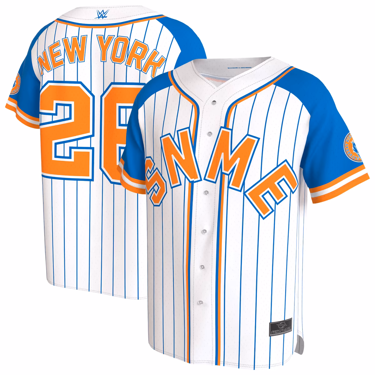 Unisex ProSphere White Saturday Night's Main Event Baseball Jersey