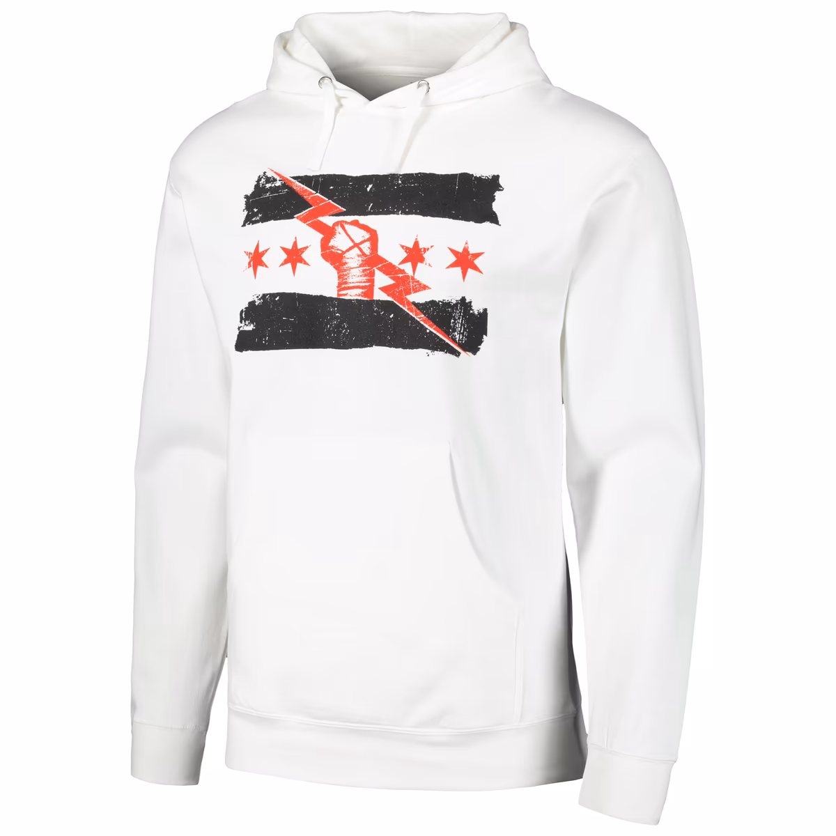 Men's White CM Punk Best in the World Retro Pullover Hoodie 3 Men's White CM Punk Best in the World Retro Pullover Hoodie