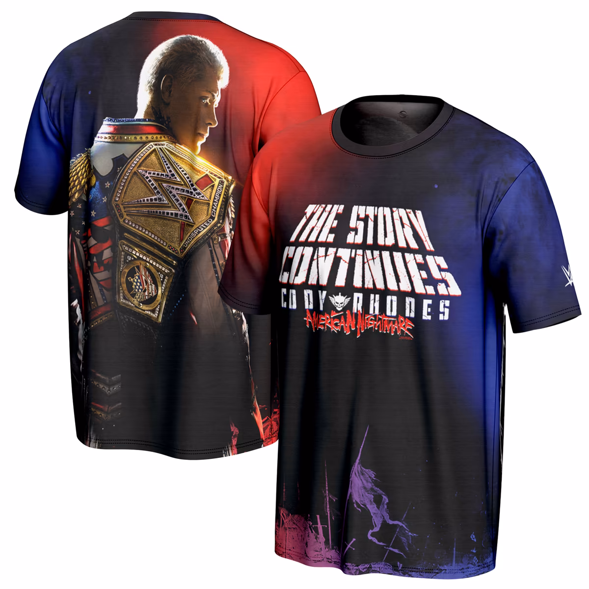 Men's ProSphere Black Cody Rhodes The Story Continues T-Shirt 2 Men's ProSphere Black Cody Rhodes The Story Continues T-Shirt