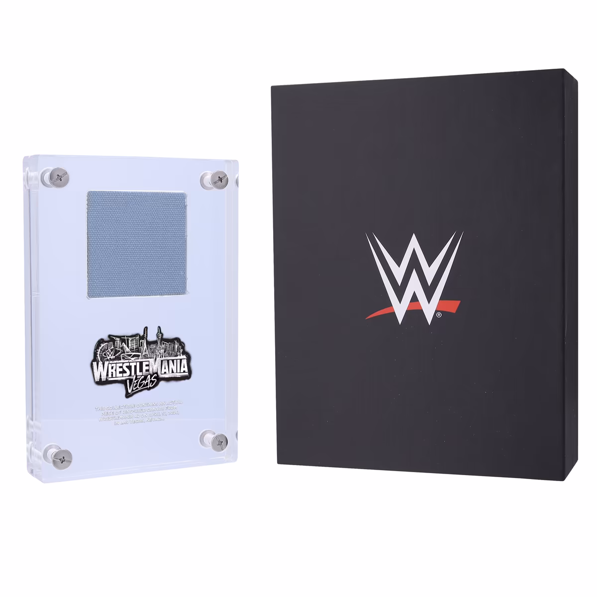 WrestleMania WrestleMania 42 Acrylic Display Case with Match-Used Canvas from Night 1 of WrestleMania