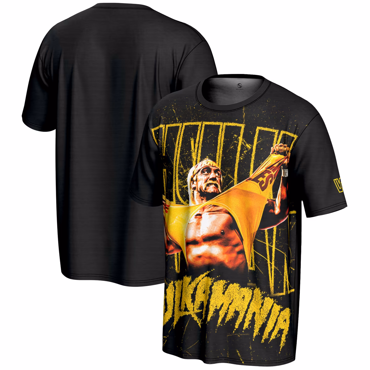 Men's ProSphere Black Hulk Hogan Hulkamania T-Shirt