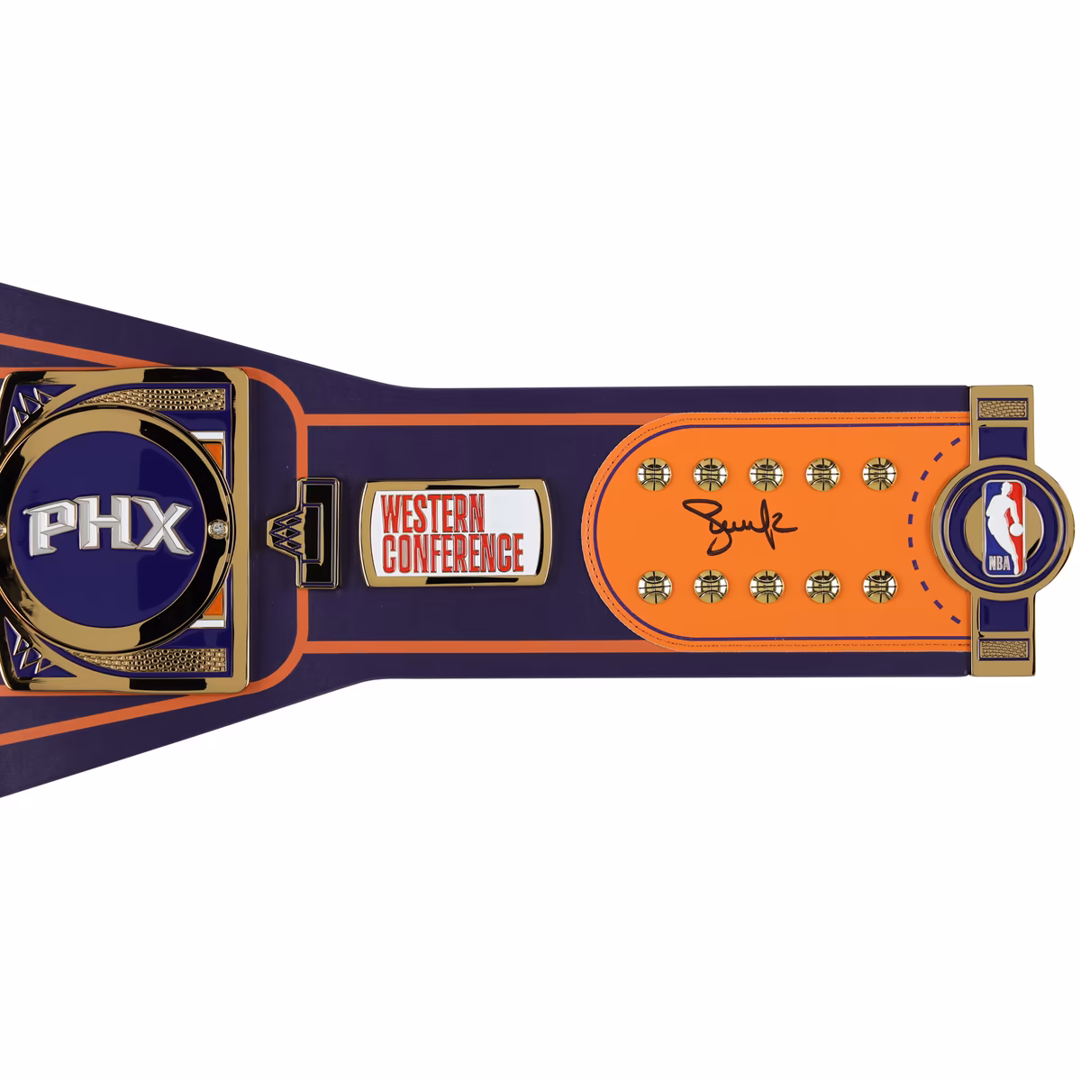 Steve Nash Phoenix Suns Autographed WWE Legacy Title Belt 4 Steve Nash Phoenix Suns Autographed WWE Legacy Title Belt