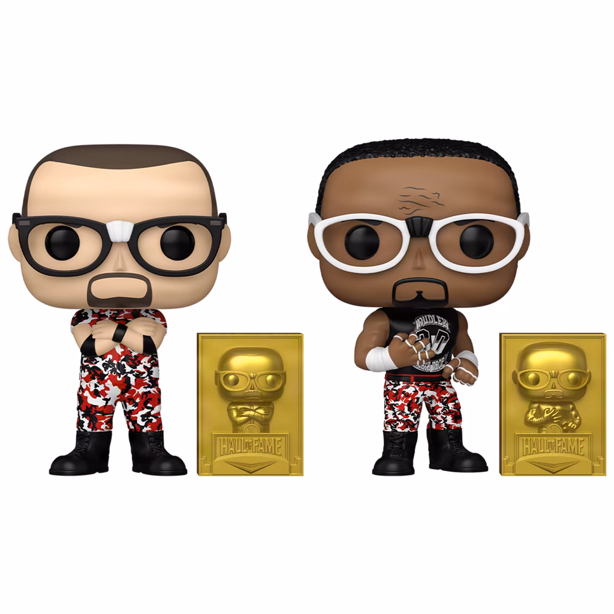 Funko The Dudley Boyz Fanatics Exclusive WWE Hall of Fame Red Camo Two-Pack Pop! Figure Set 3 Funko The Dudley Boyz Fanatics Exclusive WWE Hall of Fame Red Camo Two-Pack Pop! Figure Set