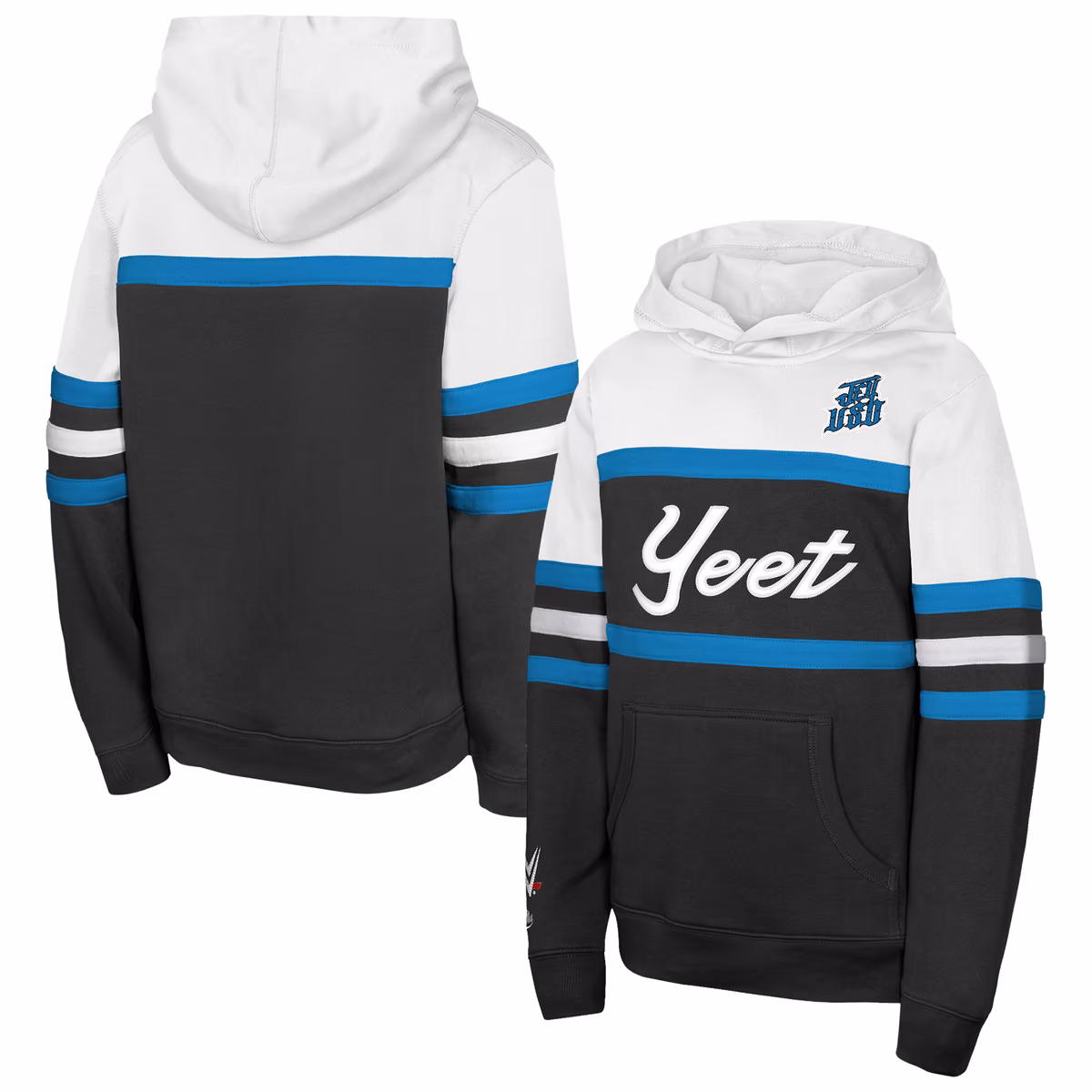 Youth Mitchell & Ness Jey Uso Black Head Coach Hoodie 1 Youth Mitchell & Ness Jey Uso Black Head Coach Hoodie