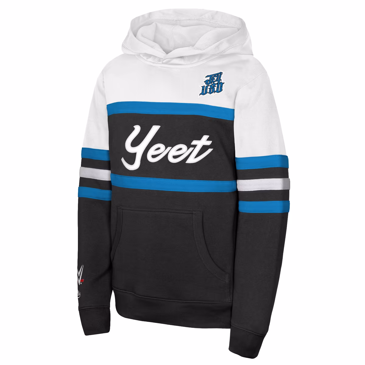 Youth Mitchell & Ness Jey Uso Black Head Coach Hoodie 3 Youth Mitchell & Ness Jey Uso Black Head Coach Hoodie