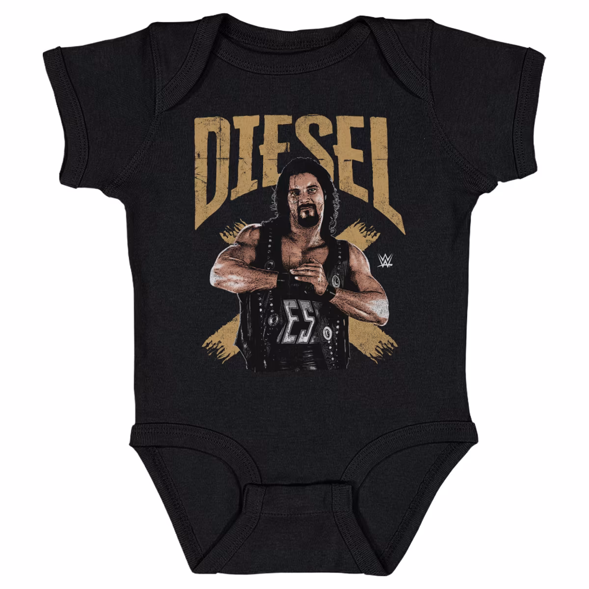 Infant 500 Level Black Diesel Pose Bodysuit 1 Infant 500 Level Black Diesel Pose Bodysuit