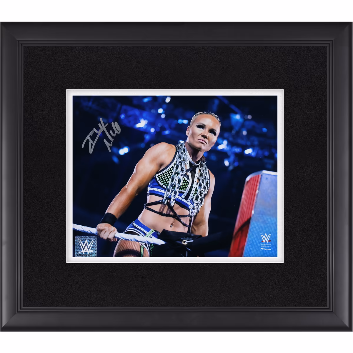 Ivy Nile WWE Autographed Framed 8" x 10" Standing on Ropes Photograph 6 Ivy Nile WWE Autographed Framed 8" x 10" Standing on Ropes Photograph