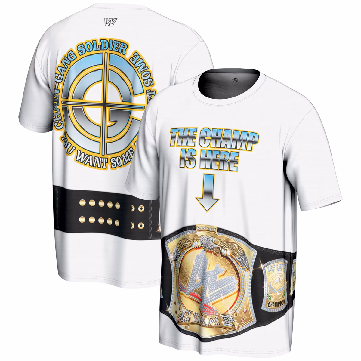 Youth ProSphere White John Cena Champ Belt T-Shirt 13 Youth ProSphere White John Cena Champ Belt T-Shirt