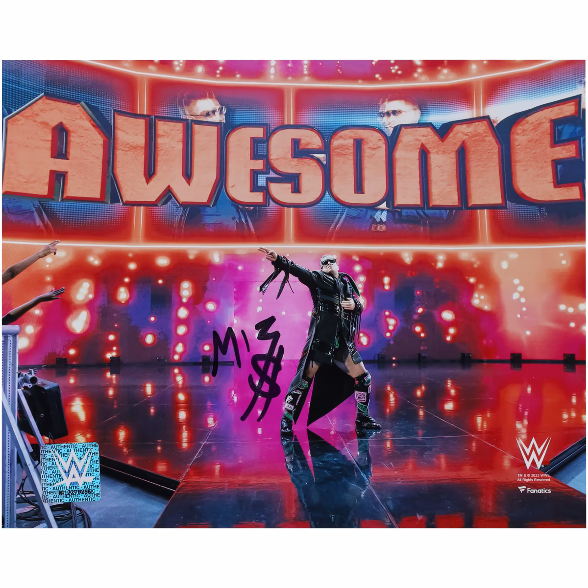 The Miz WWE Autographed 8" x 10" Entrance Photograph 3 The Miz WWE Autographed 8" x 10" Entrance Photograph