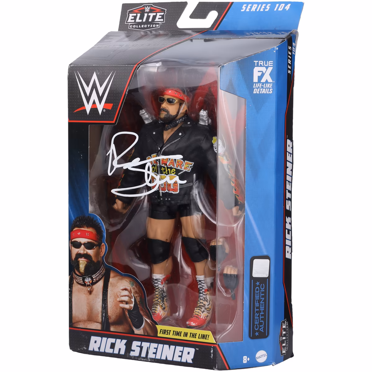 Rick Steiner WWE Autographed Mattel Elite Collection Series 104 Action Figure