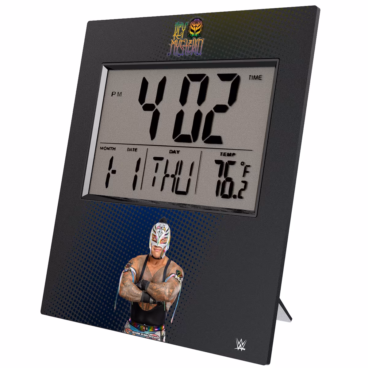 Keyscaper Rey Mysterio Digital Desk & Wall Clock 21 Keyscaper Rey Mysterio Digital Desk & Wall Clock
