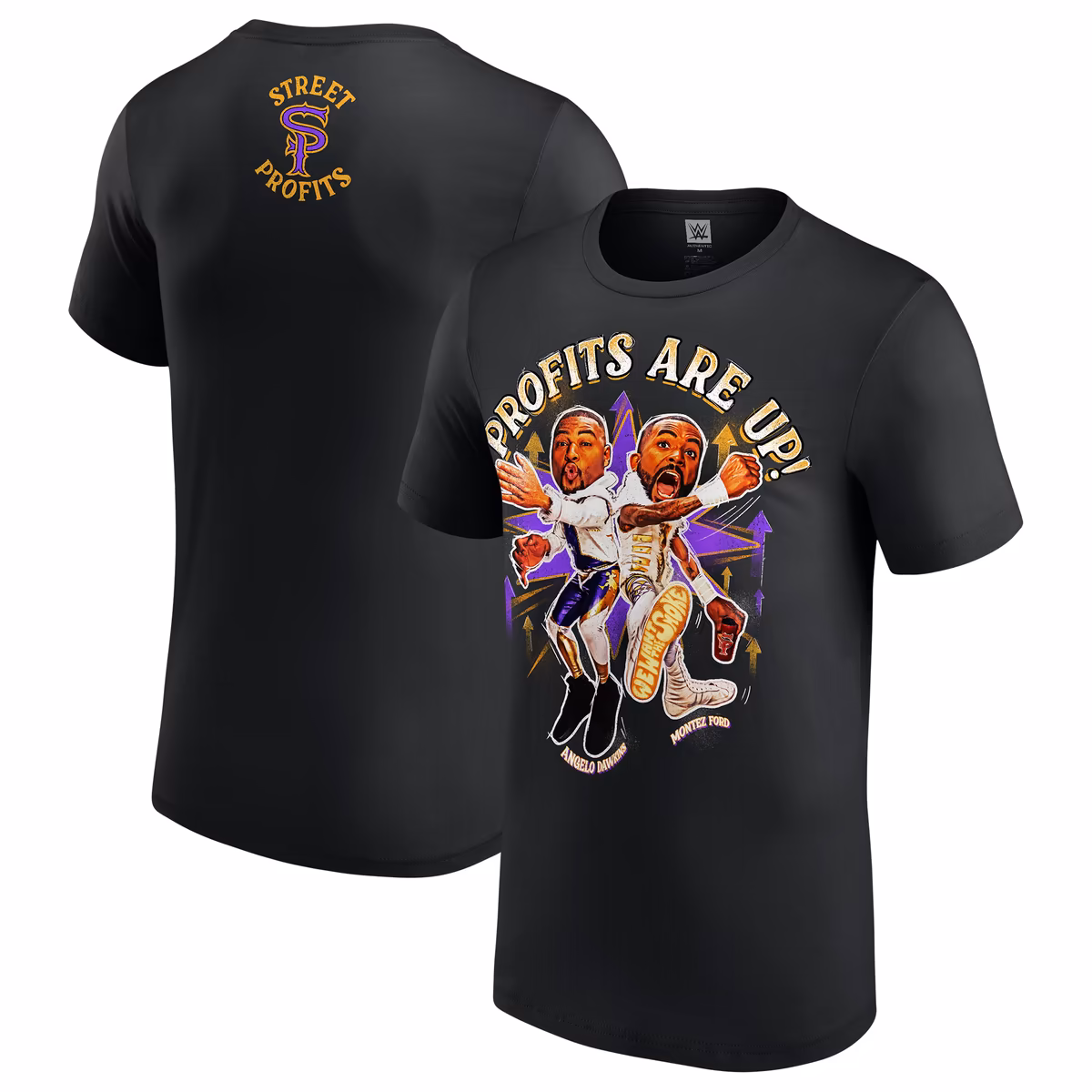 Men's Black Street Profits We Are Up T-Shirt