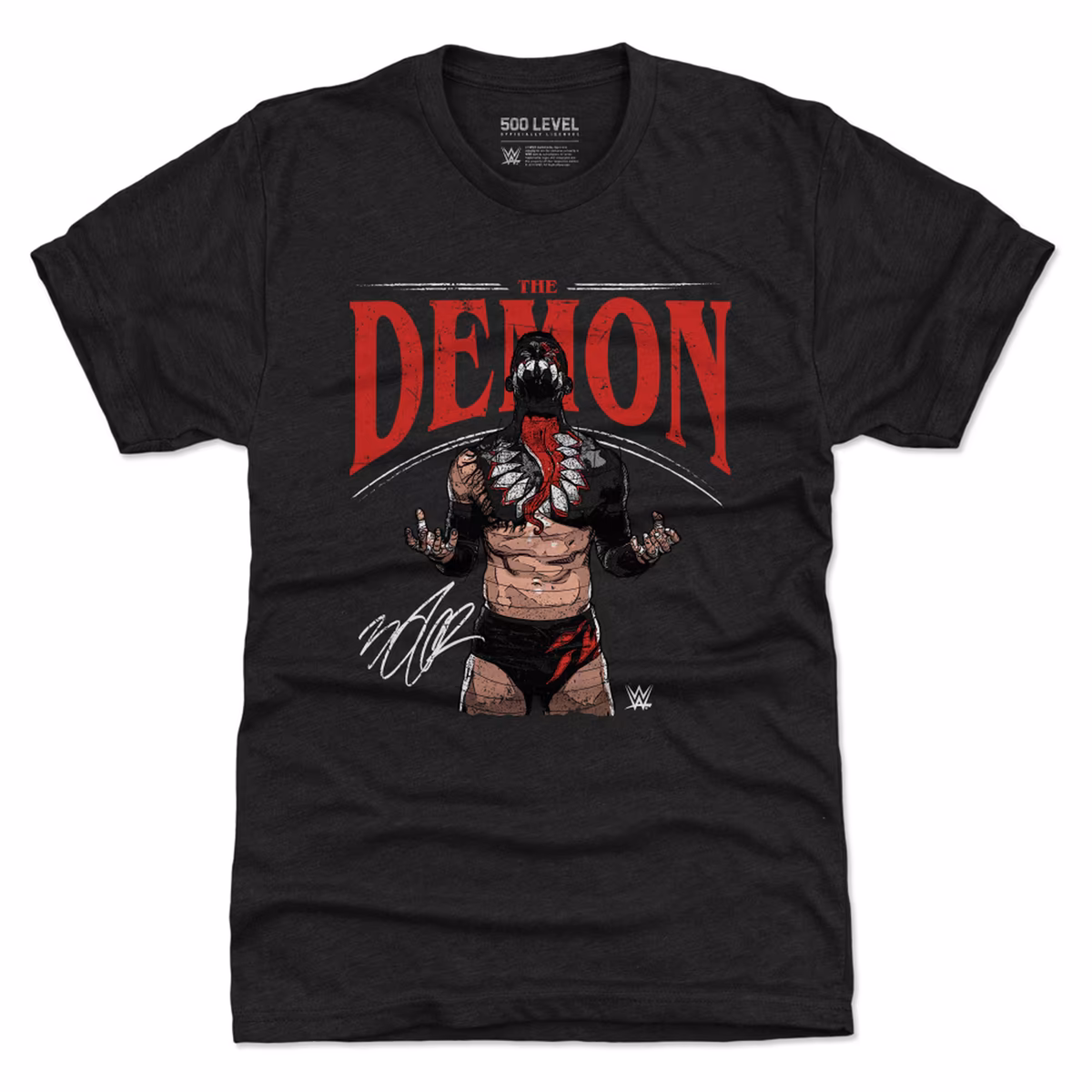Men's 500 Level Black Finn Bálor Tri-Blend T-Shirt 2 Men's 500 Level Black Finn Bálor Tri-Blend T-Shirt