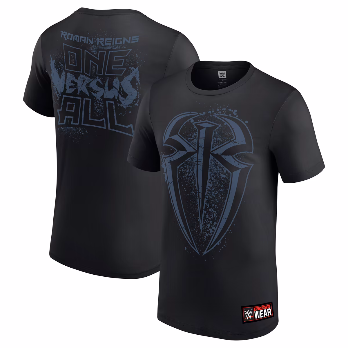 Men's Black Roman Reigns One Versus All Retro T-Shirt