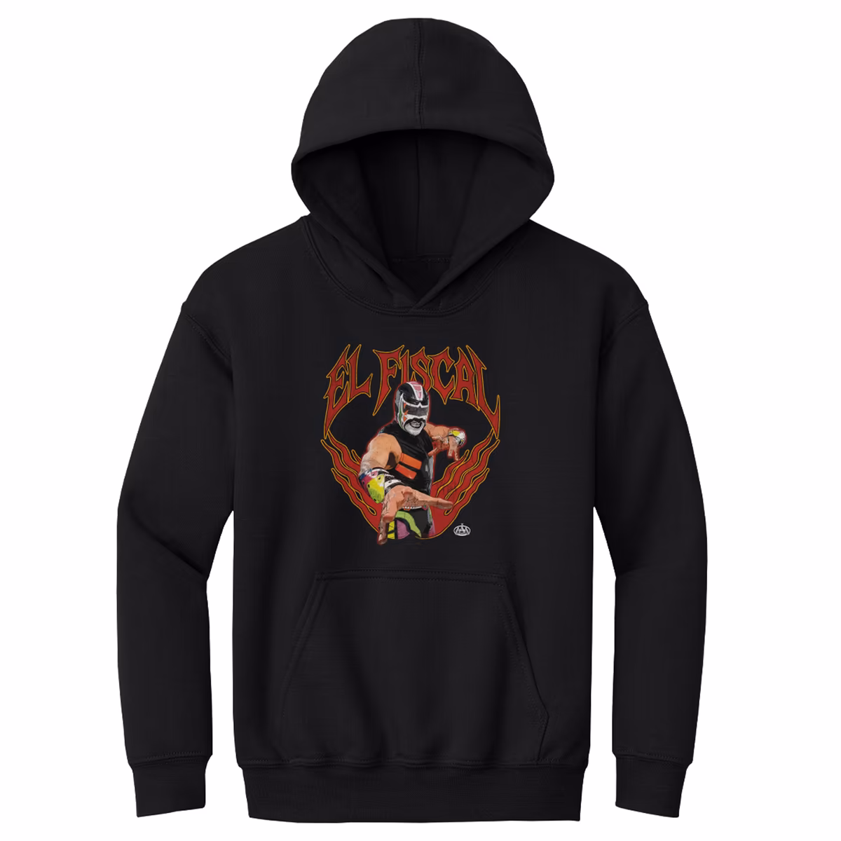 Youth 500 Level Black El Fiscal Pose Hoodie 1 Youth 500 Level Black El Fiscal Pose Hoodie