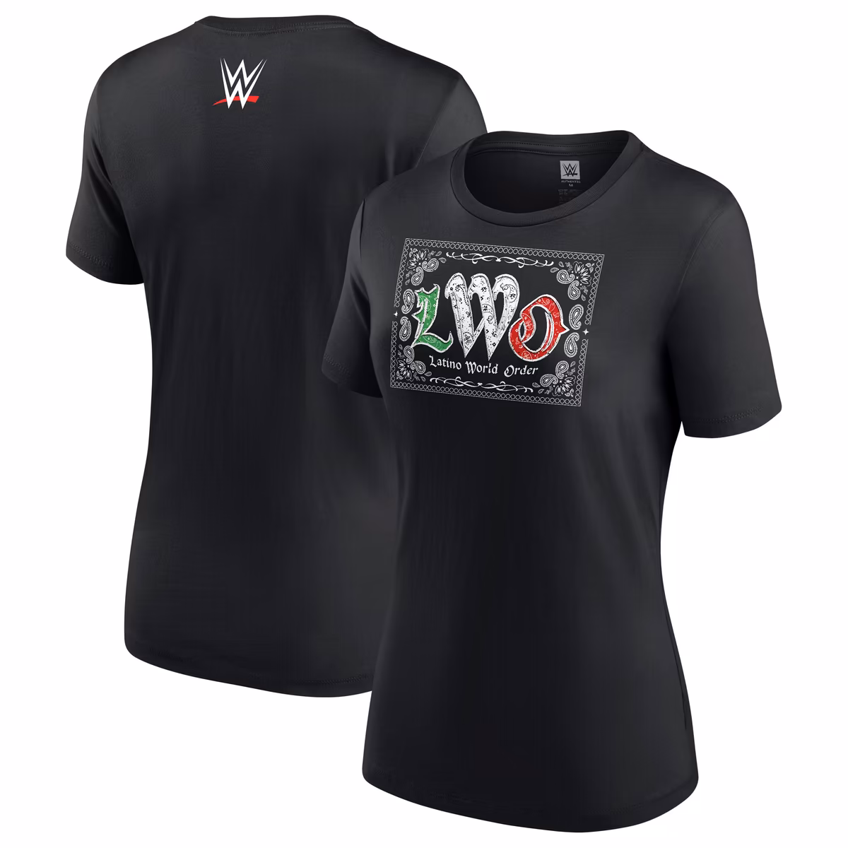 Women's Black LWO Bandana T-Shirt 2 Women's Black LWO Bandana T-Shirt