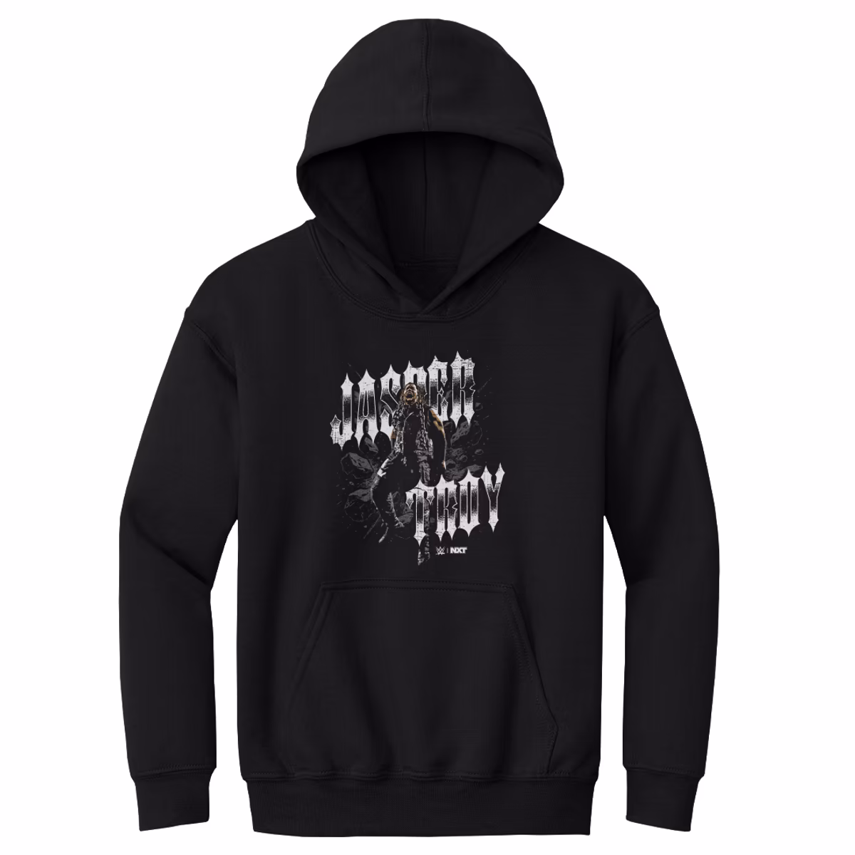 Youth 500 Level Black Jasper Troy Grunge Hoodie