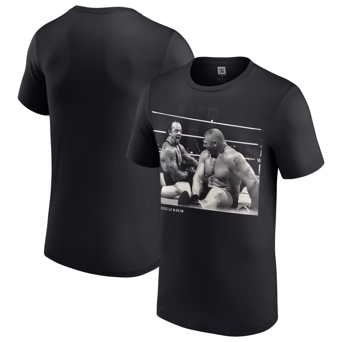Men's Black Brock Lesnar SummerSlam 2015 Undertaker Laugh T-Shirt 2 Men's Black Brock Lesnar SummerSlam 2015 Undertaker Laugh T-Shirt